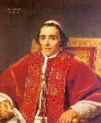 Jacques-Louis  David Portrait of Pope Pius VII_2 china oil painting artist